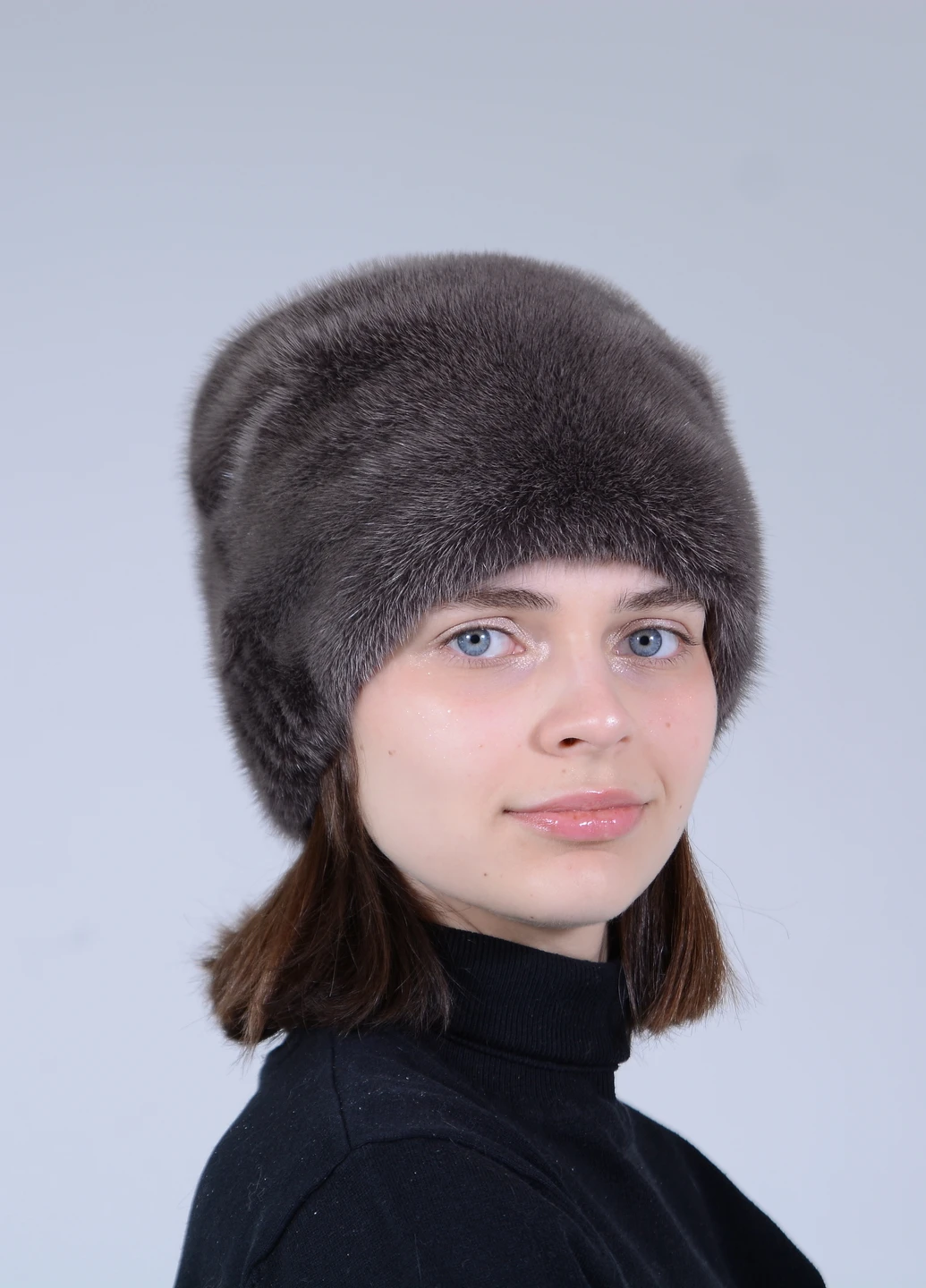 Жіноча зимова норкова шапка-кубанка Меховой Стиль Шарпей (258459118)