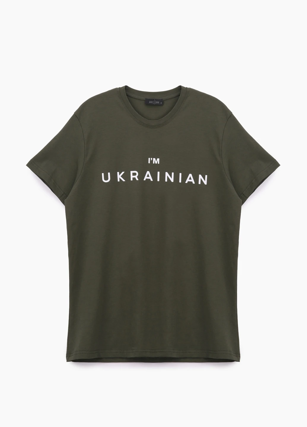 Хаки (оливковая) футболка "i`m ukrainian" Demos