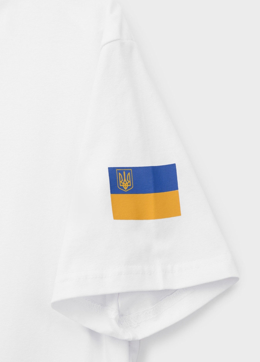 Біла футболка прапор україни Demos