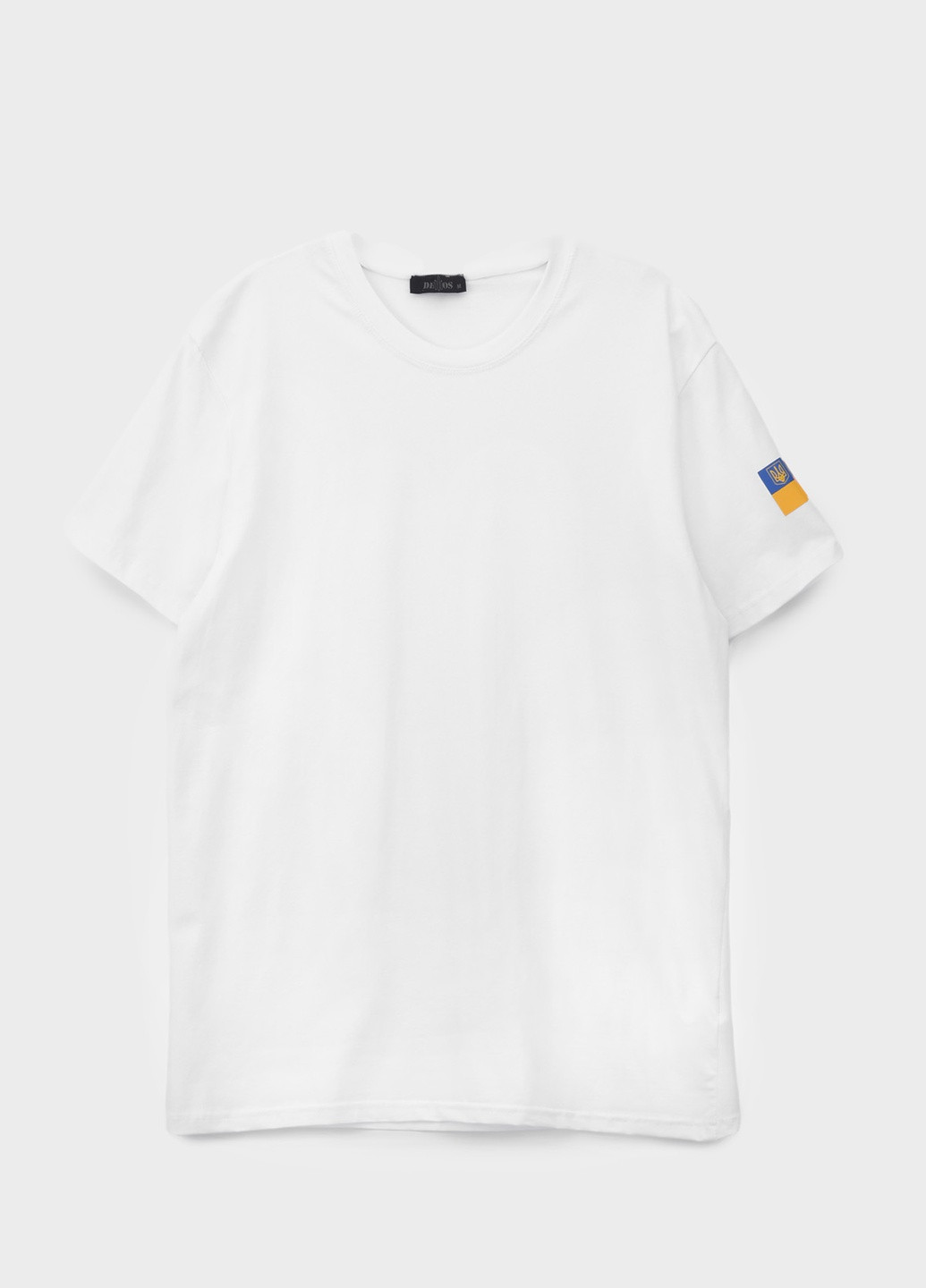 Біла футболка прапор україни Demos