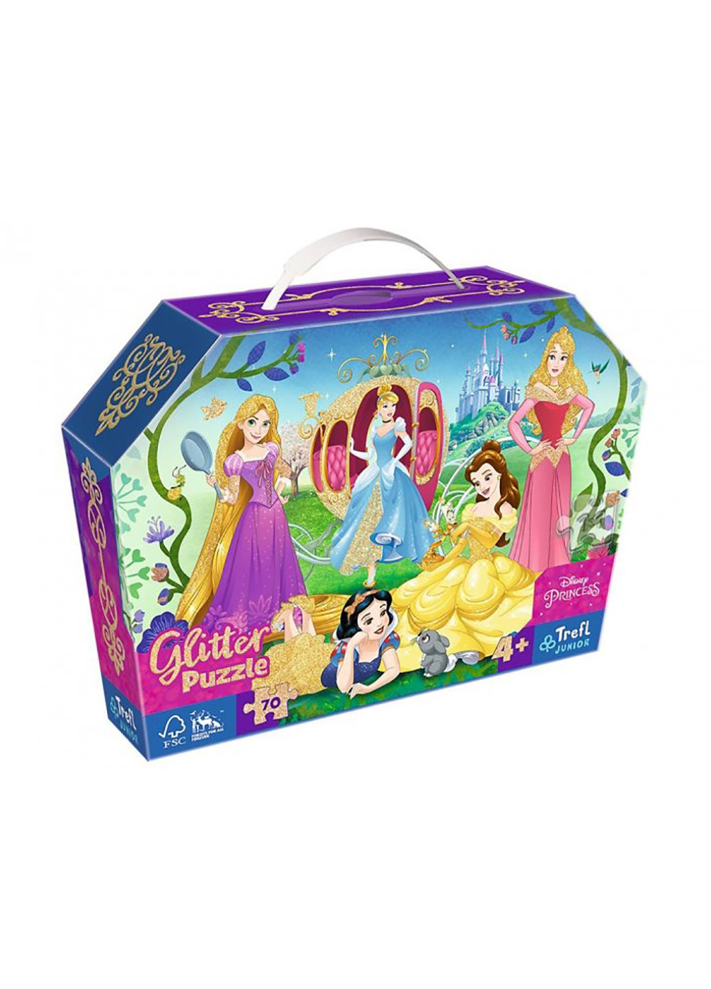 Пазли Glitter "Чарівні принцеси" 53017 Trefl (258459869)