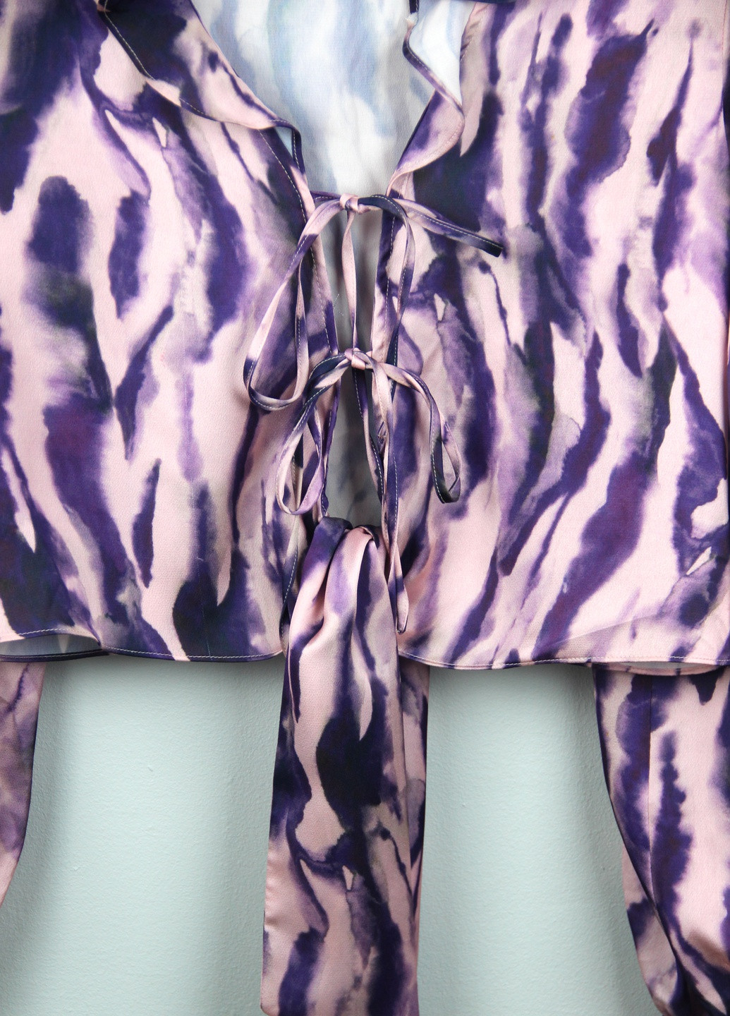 Фиолетовая блуза Topshop