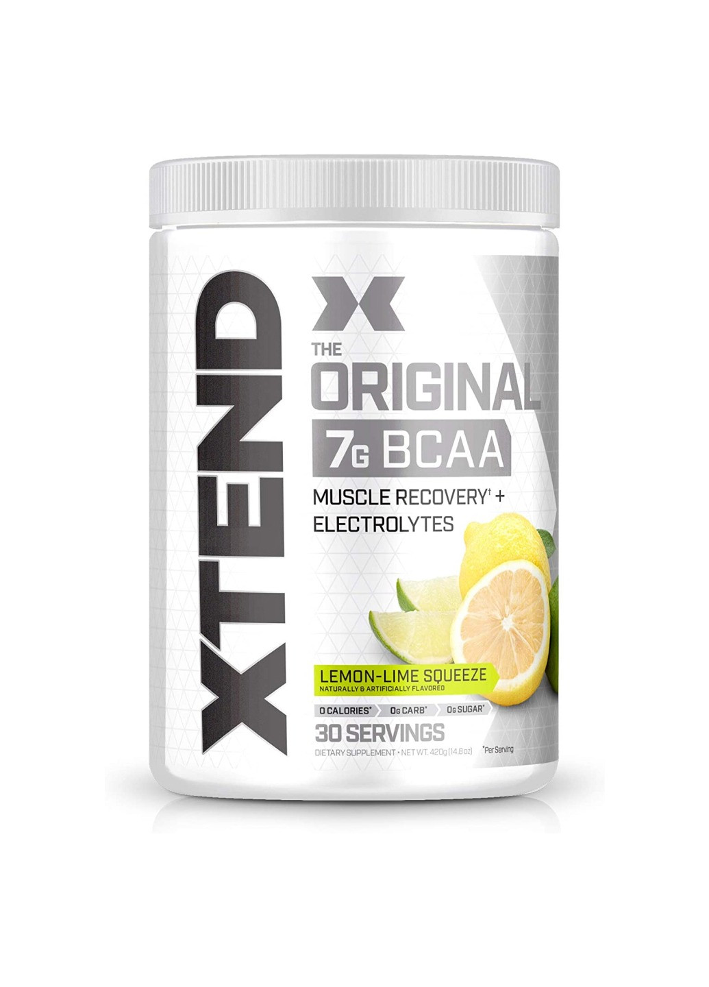 Амінокислоти для відновлення після навантажень BCAA - 444g Lemon Lime Scivation (258463201)