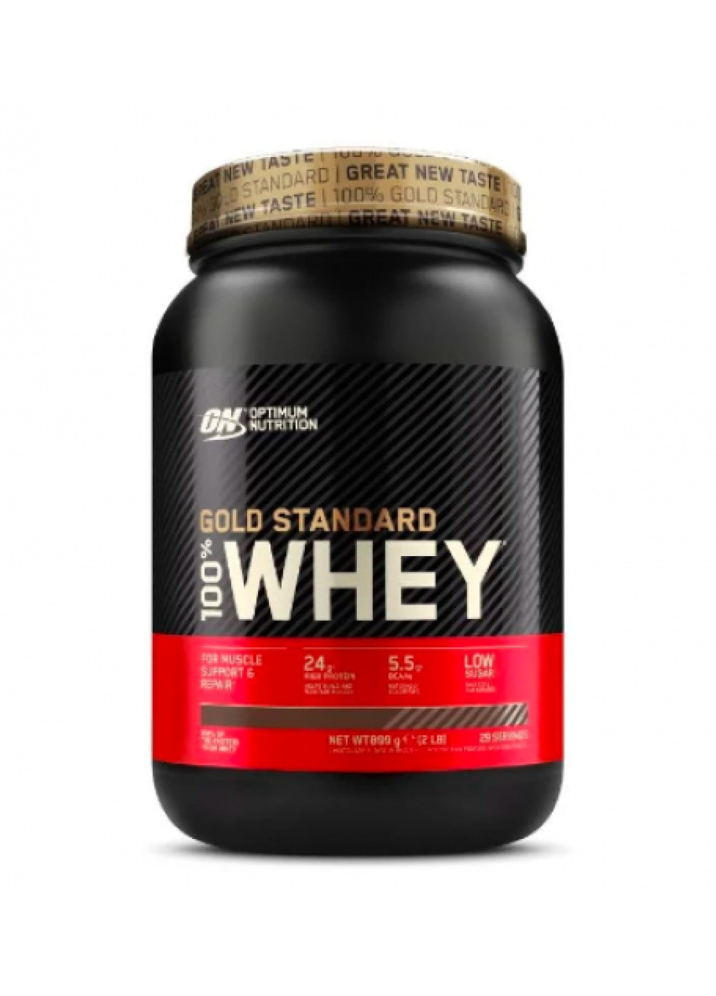 Протеин (24 гр белка) Gold Standart 100% Whey - 900g Banana Cream Optimum Nutrition (258463034)