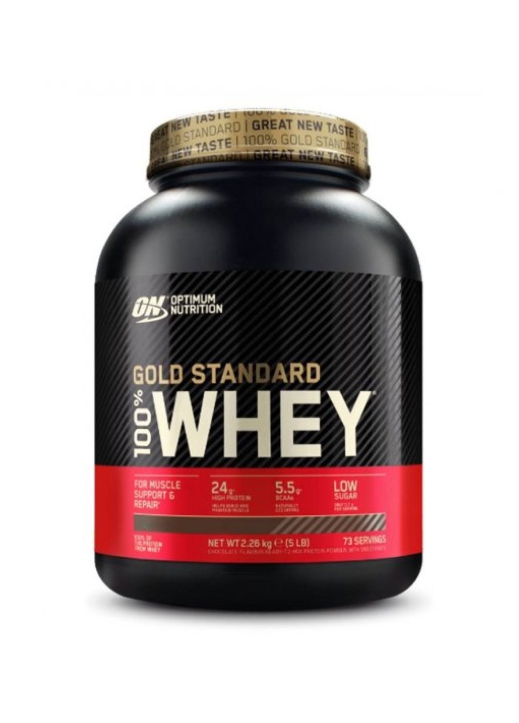Протеин (24 гр белка) Gold Standart 100% Whey - 2280g Vanila ice Cream Optimum Nutrition (258463088)