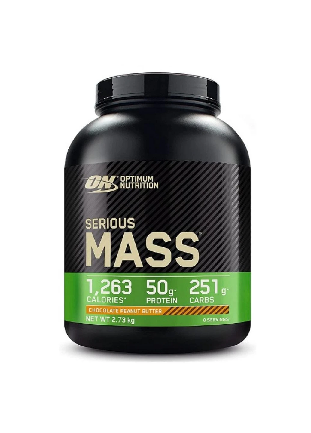 Гейнер для прискореного набору маси Serious Mass - 2730g Chocolate Peanut Butter Optimum Nutrition (258463082)