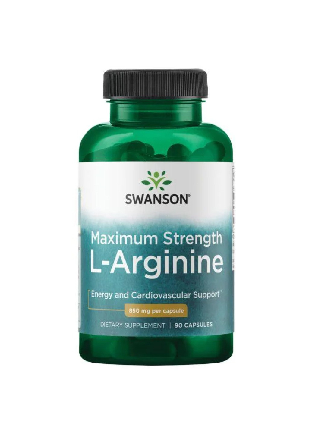 Амінокислота-антиоксидант L-Arginine Maximum Strenght 850mg - 90caps Swanson (258463500)