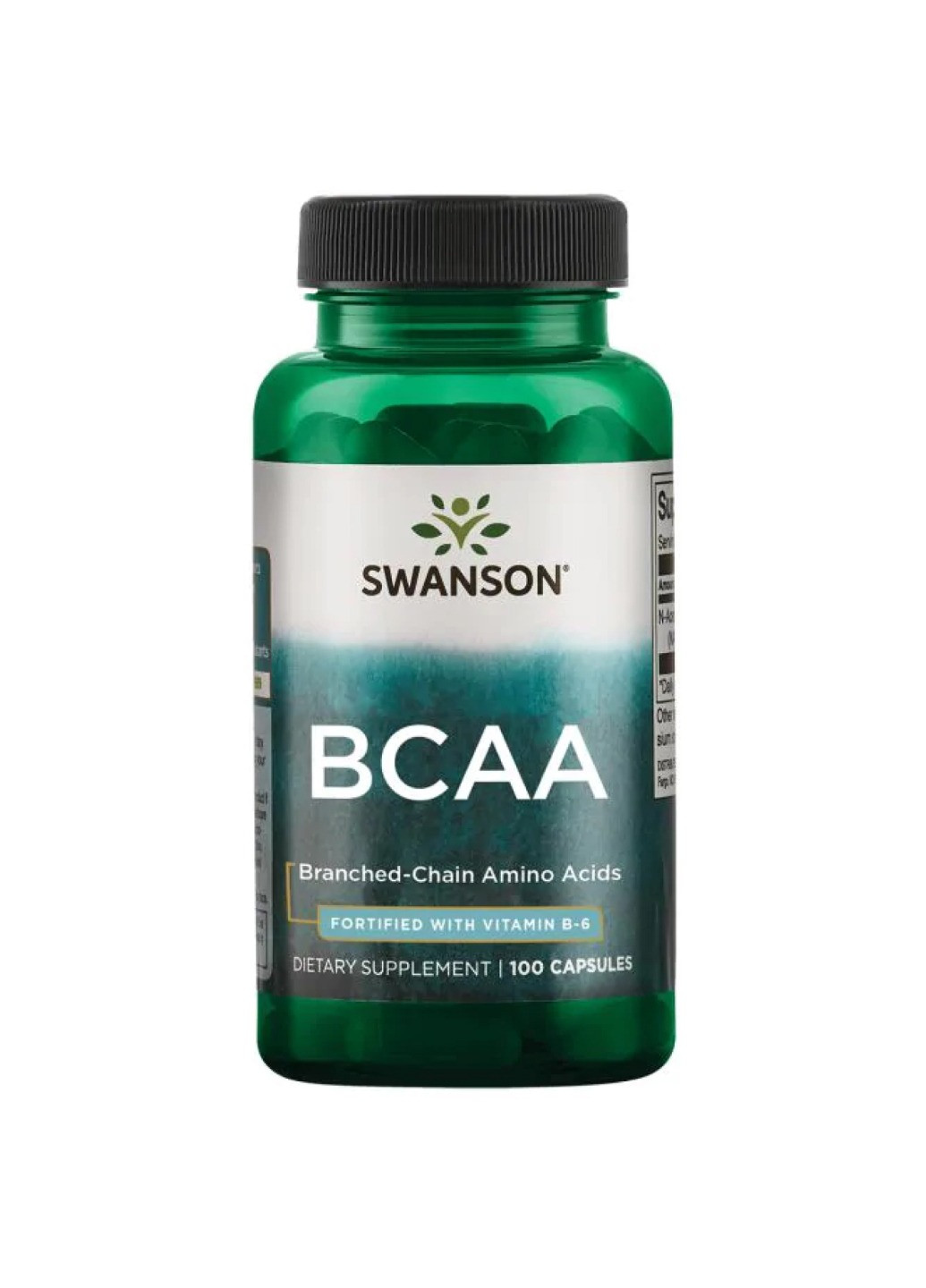 Аминокислоты для восстановления после нагрузок BCAA - 100caps Swanson (258463503)