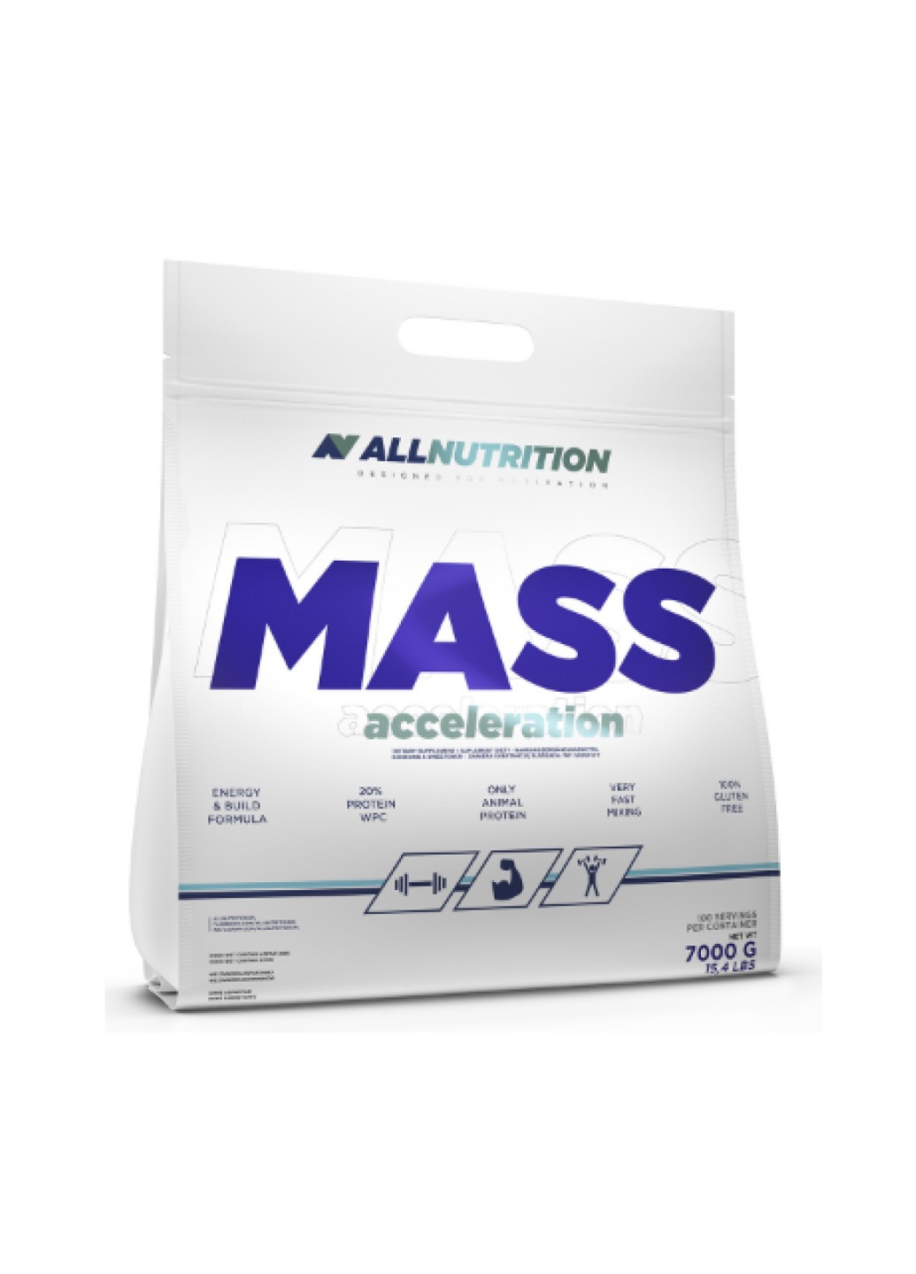 Mass Acceleration - 7000g White Chocolate Allnutrition (258463264)