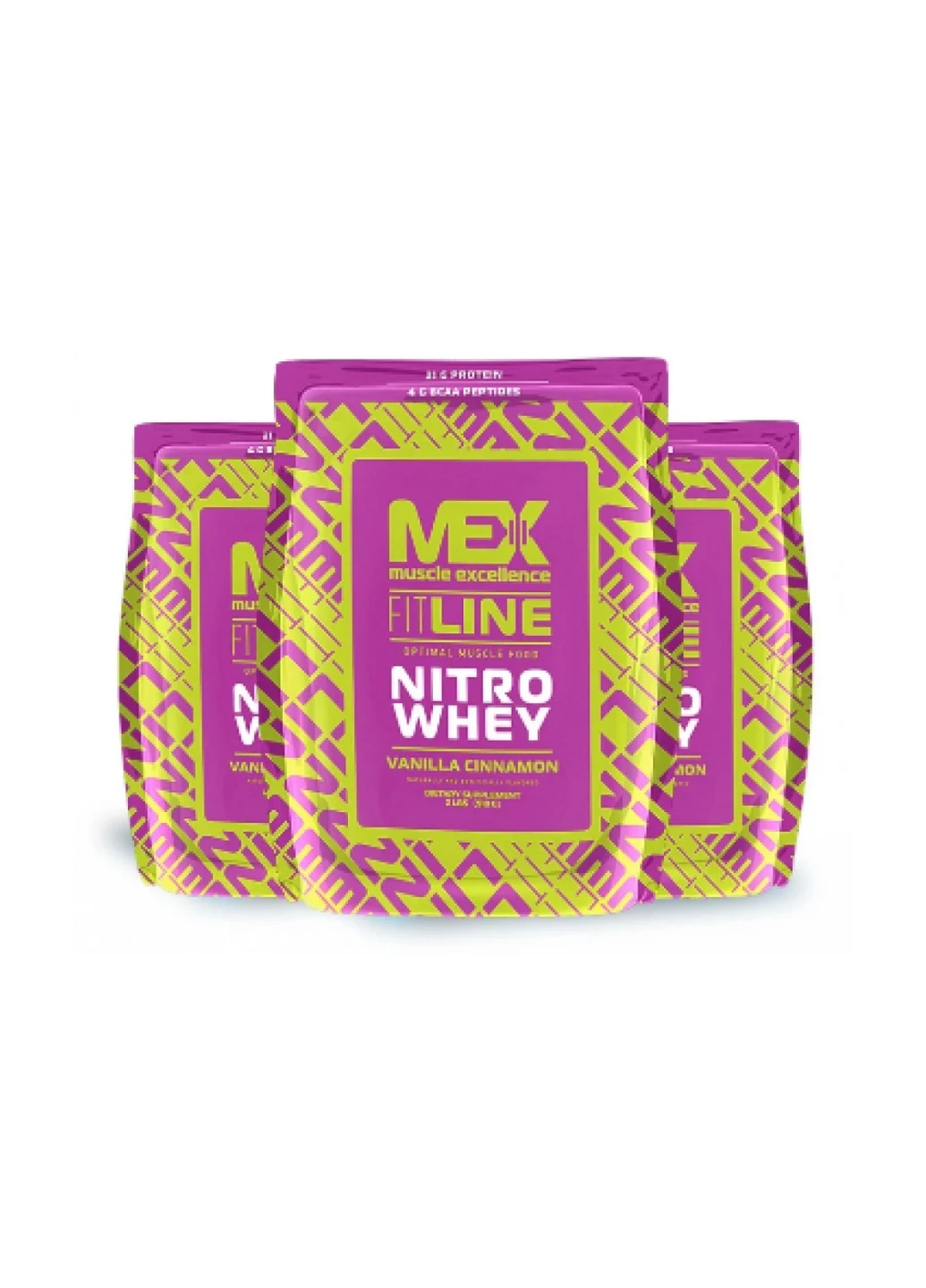 Nitro Whey - 910g Strawberry MEX Nutrition (258463445)