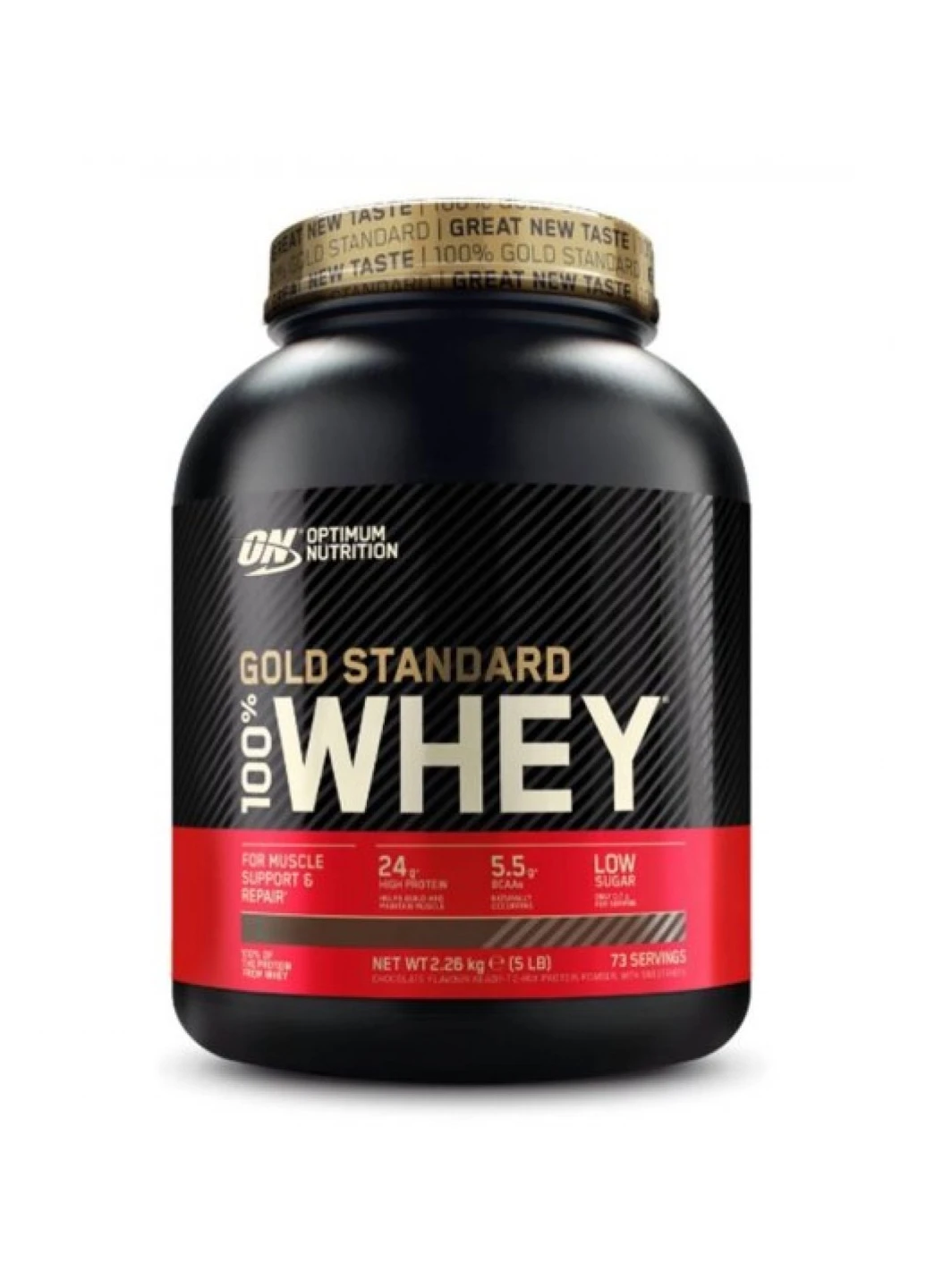 Протеїн комплексний Gold Standard 100% Whey - 2270g Chocolate Hazelnut Optimum Nutrition (258463056)