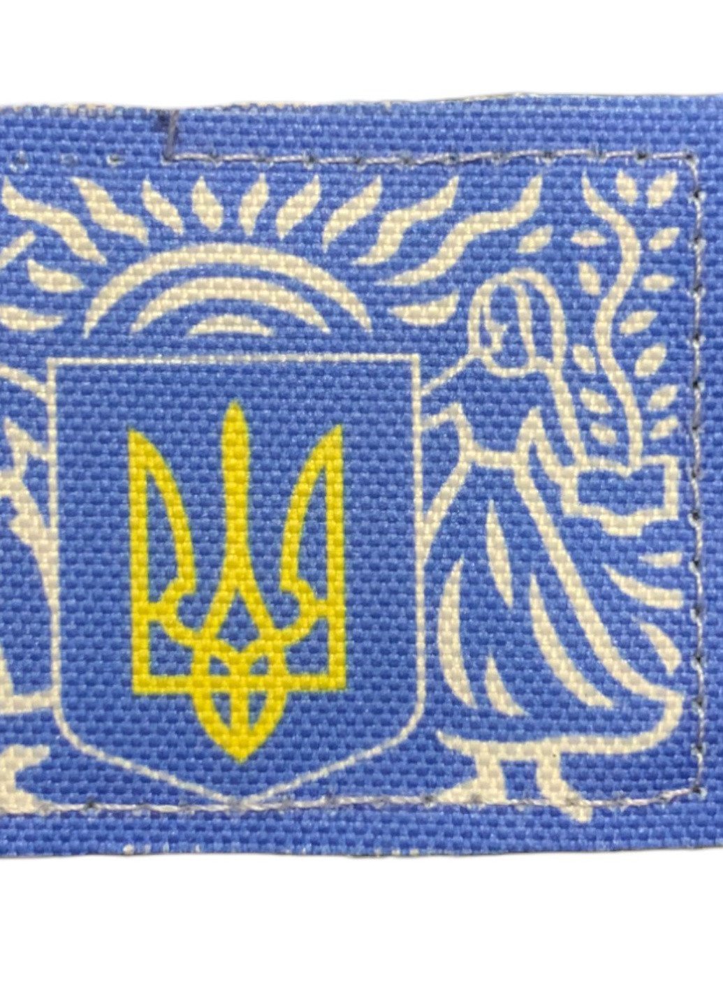 Шевроны "жовтий герб на блактному с орнаментом" принт 4PROFI (258525957)