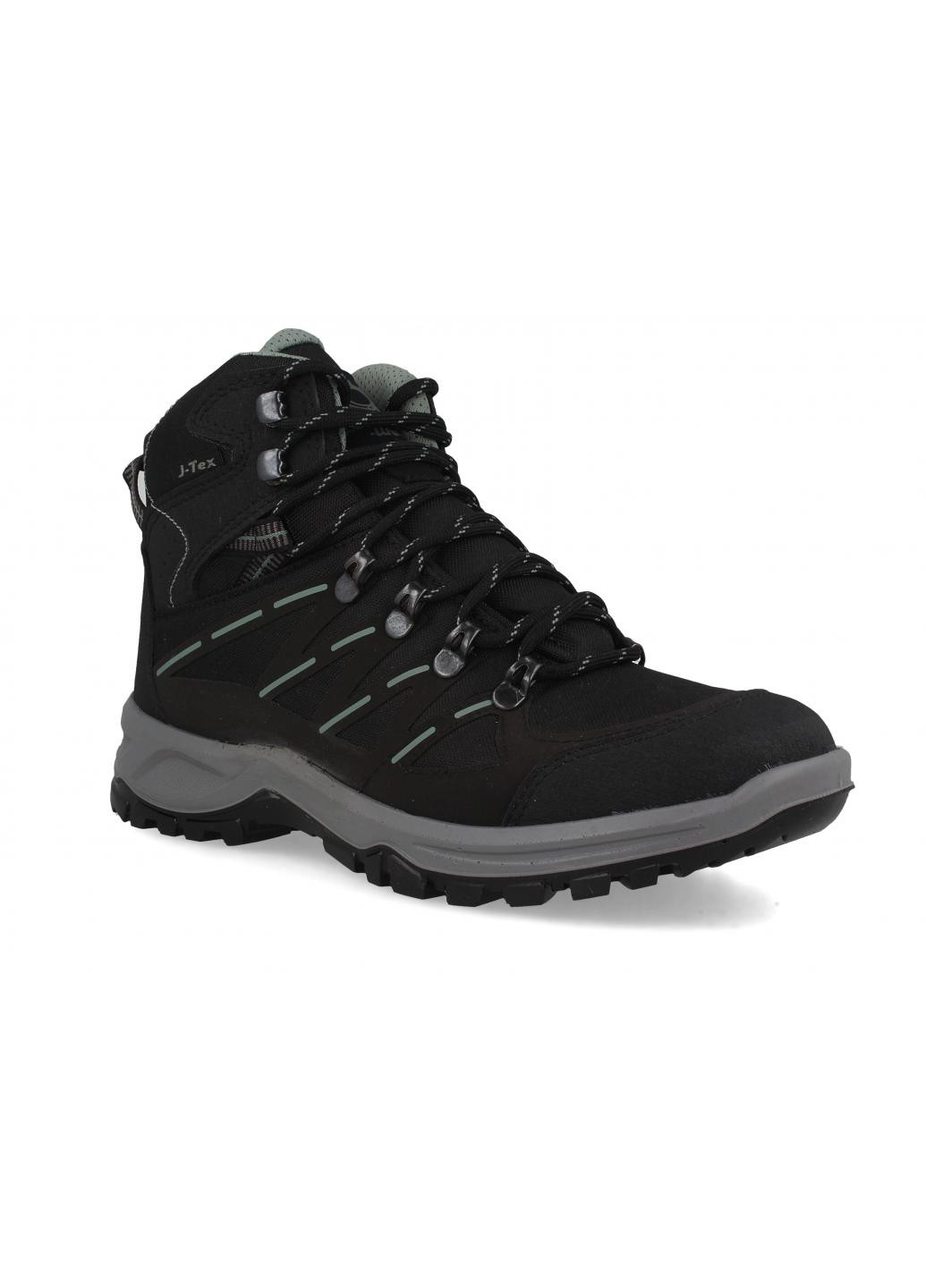 Черные зимние мужские ботинки tactical j-tex 37022-9 Forester