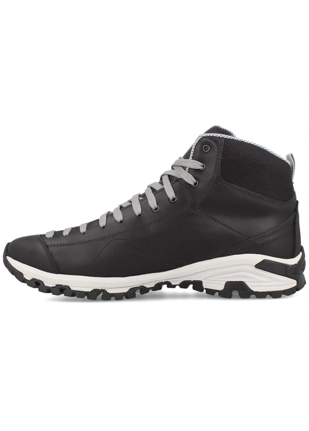 Черные зимние мужские ботинки black vibram 247951-27 made in italy Forester