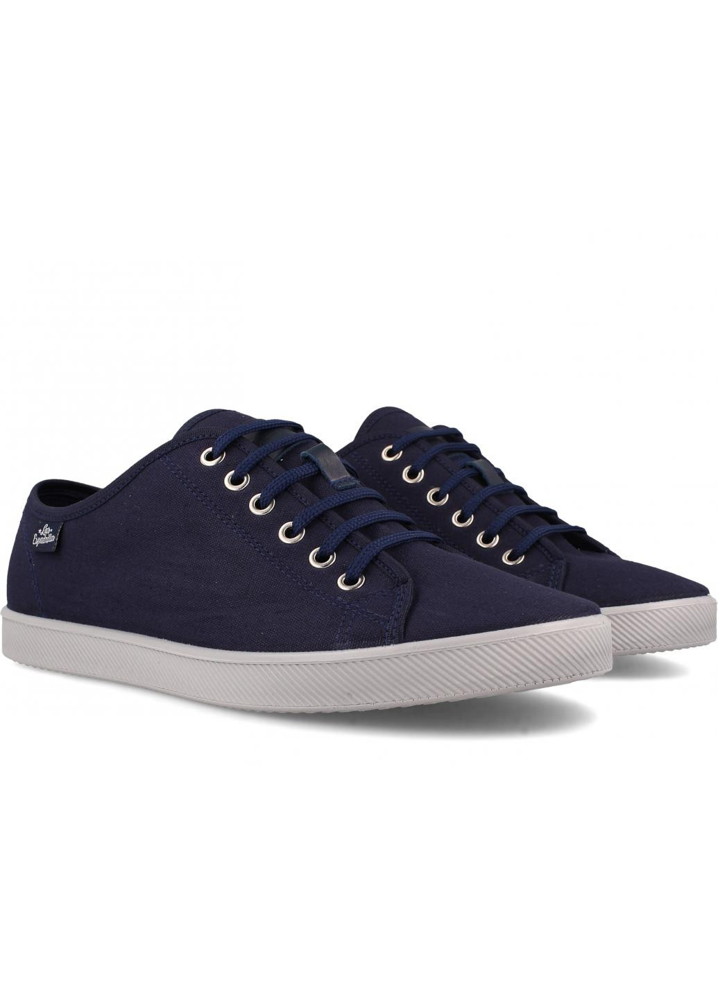 Темно-синие мужские кеды soft flex 6099-8937 Las Espadrillas