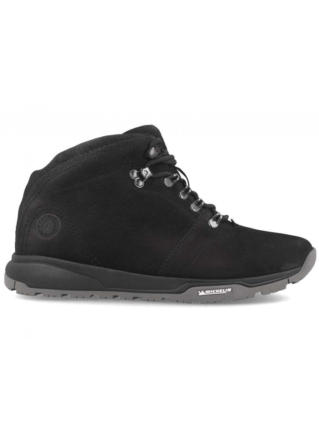 Черные зимние мужские ботинки tyres m8908-02 michelin sole Forester