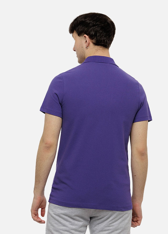 Фиолетовая футболка-мужское поло с коротким рукавом для мужчин Yuki