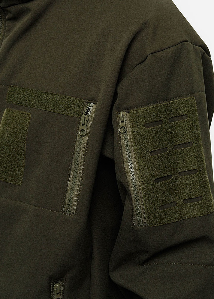 Оливковая (хаки) демисезонная мужская тактическая демисезонная куртка V
