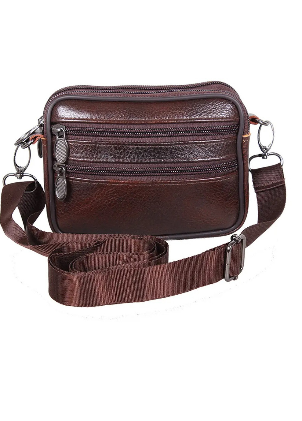 Кожаная сумка мини на плечо, на пояс Vishnya (258469972)