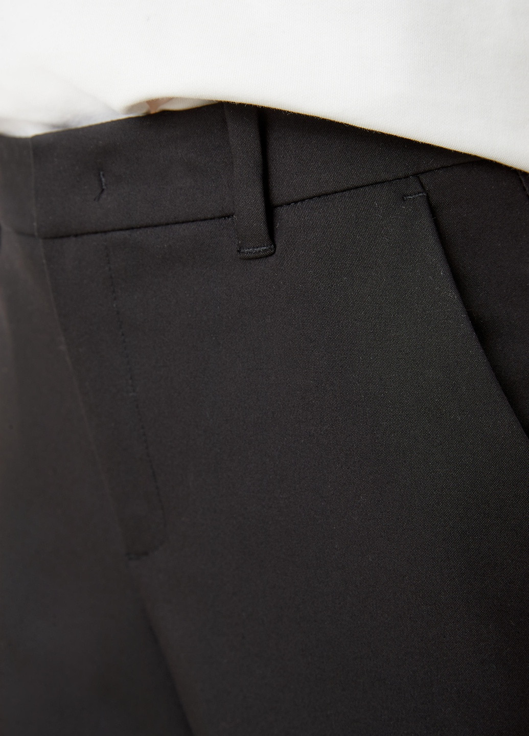 Черные кэжуал демисезонные брюки S.Oliver