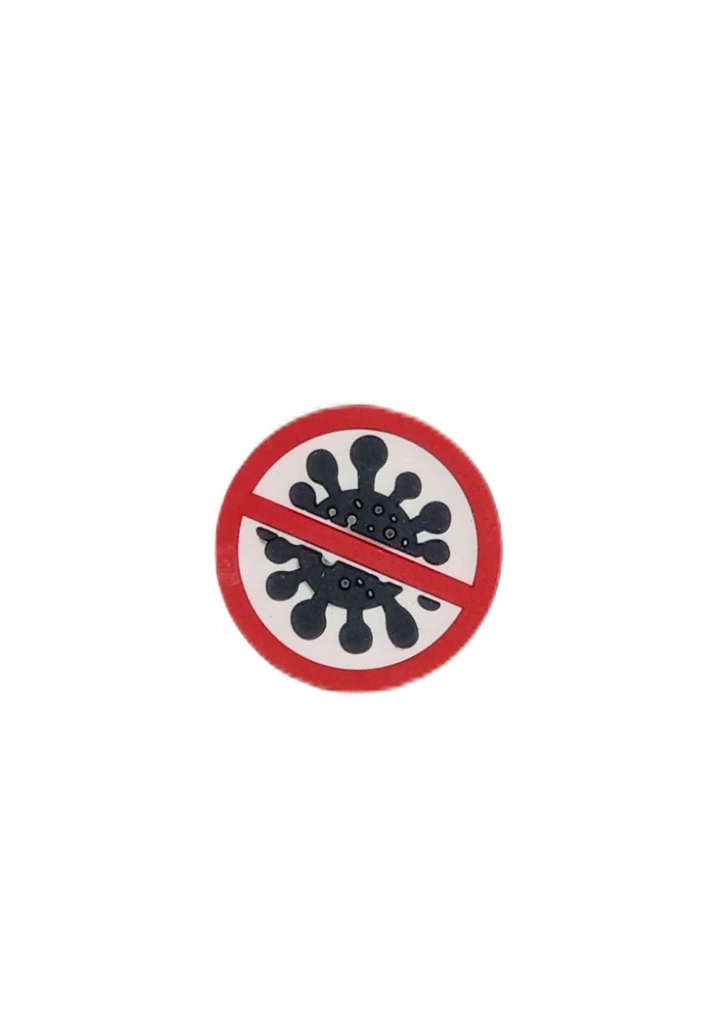 Джибітси для Піктограма перекреслена бактерія № 1015 Crocs JIBBITZ (258471897)
