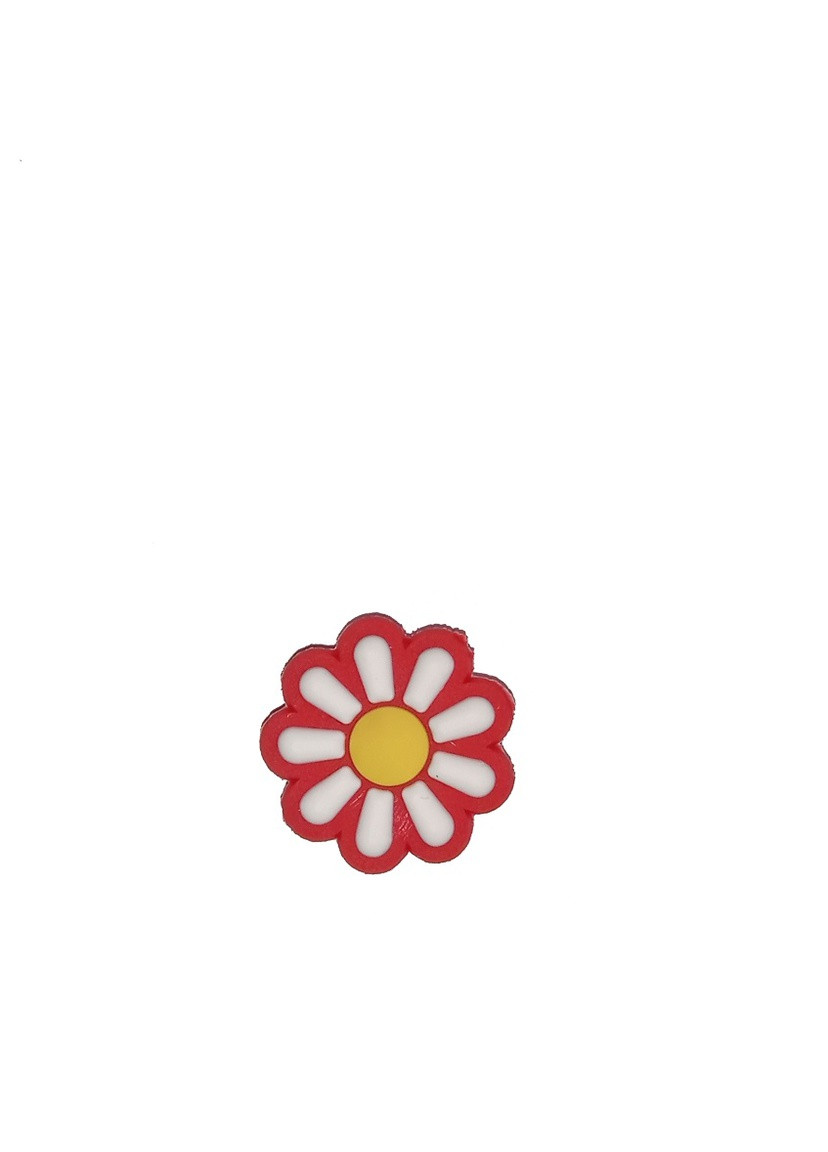 Джибитсы для Цветок красный Crocs jibbitz (258471790)