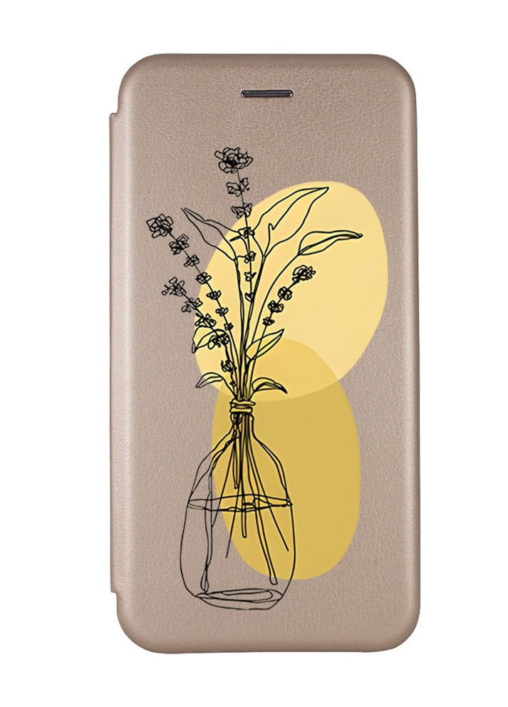 Чехол-книжка с рисунком для Xiaomi Redmi 9 Золотистый :: Натюрморт (принт 99) Creative (258488919)