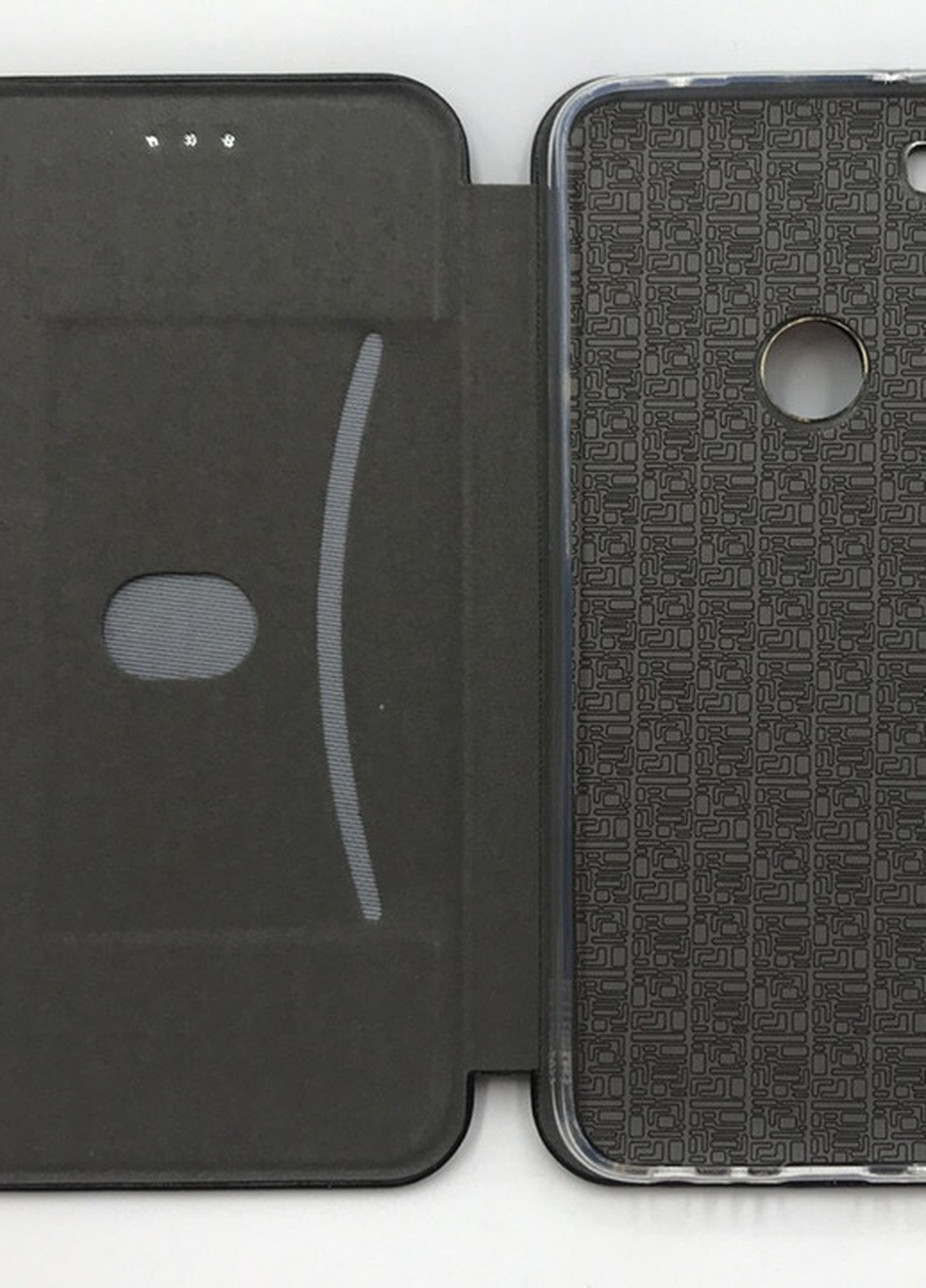 Чохол-книжка з малюнком для Xiaomi Redmi Note 8 Чорний :: Рельєфний фон (принт 36) Creative (258491002)