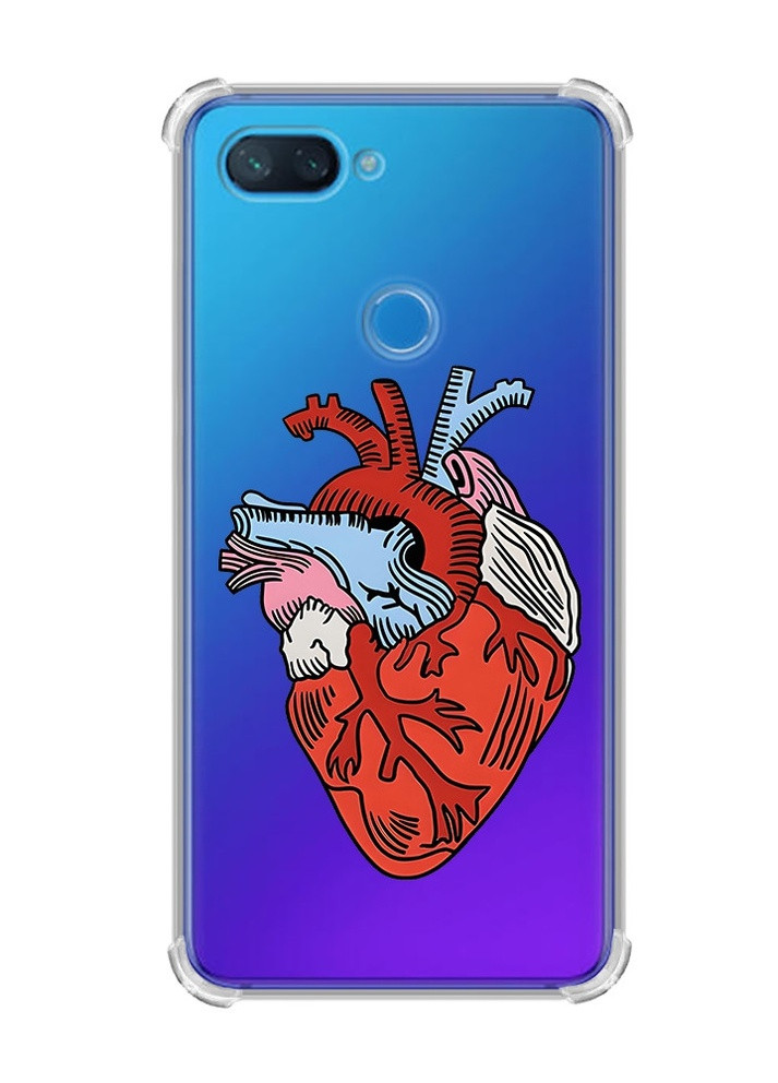 Чохол із потовщеними кутами на Xiaomi Mi 8 Lite :: Серце анатомічне (принт 250) Creative (258491860)