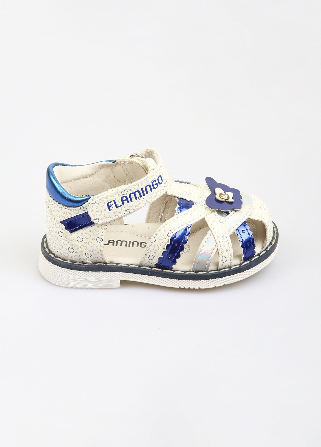 Белые босоножки Flamingo