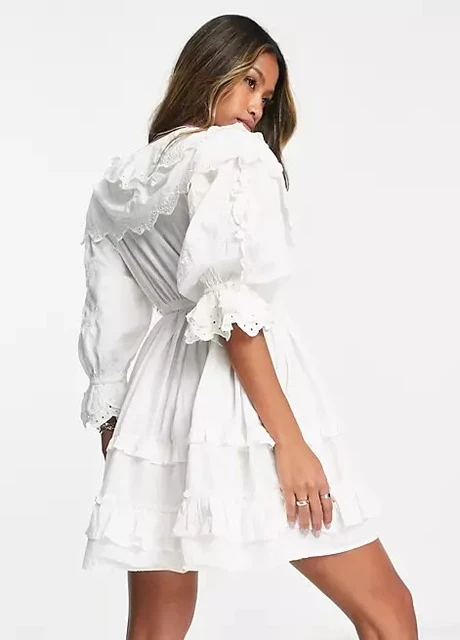 Белое платье Topshop