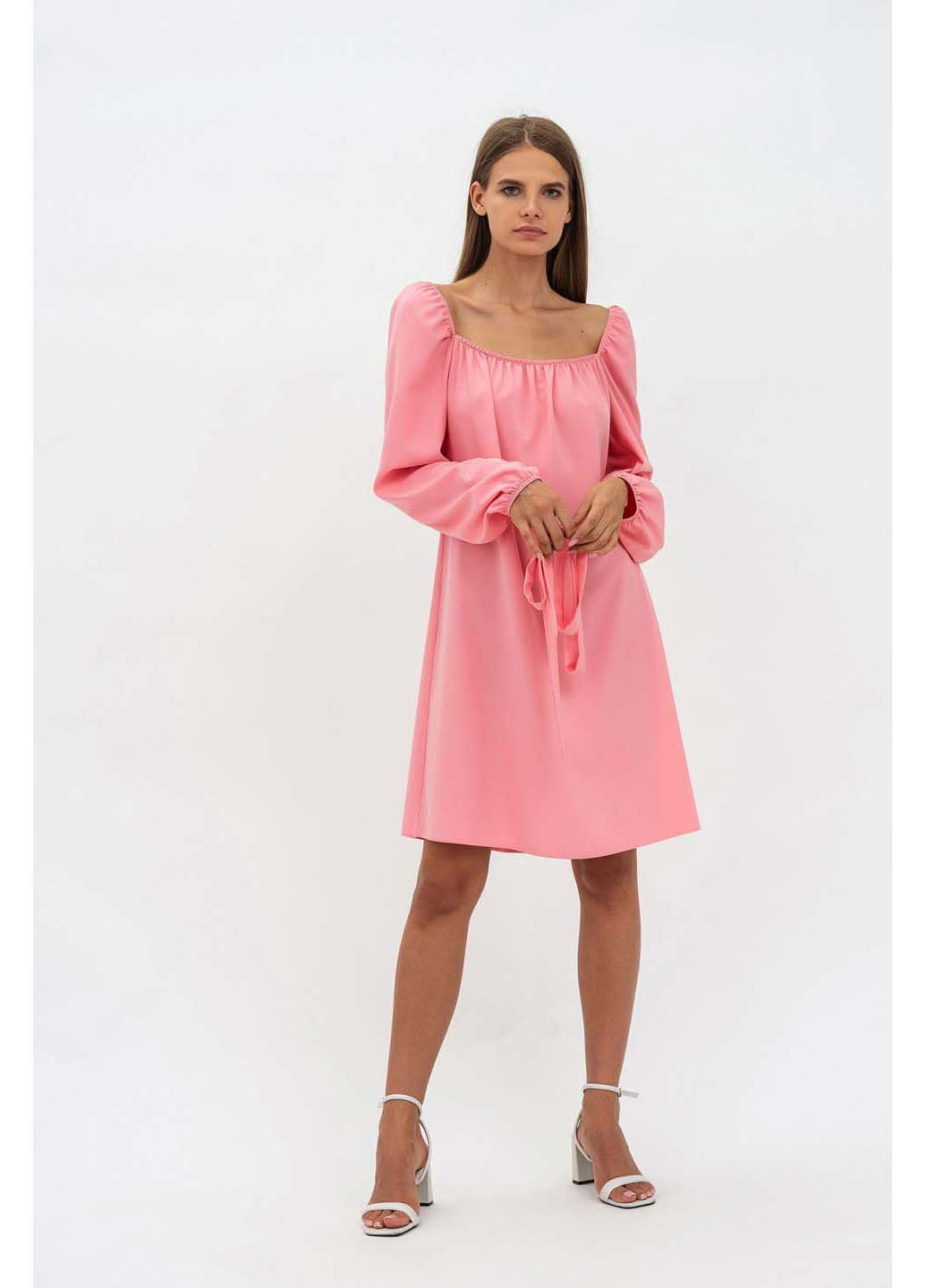 Рожева кежуал сукня Lesia