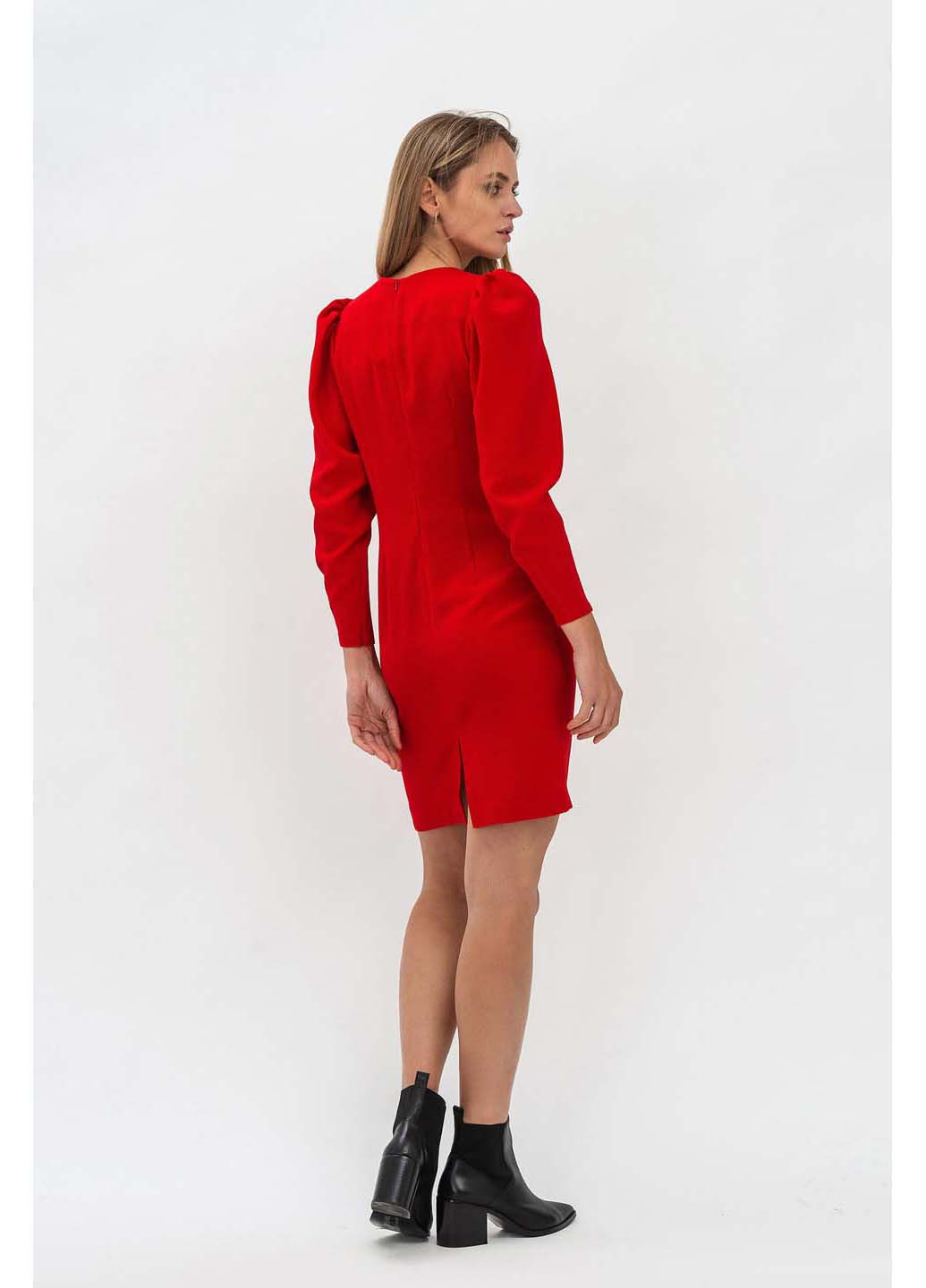 Красное кэжуал платье Lesia