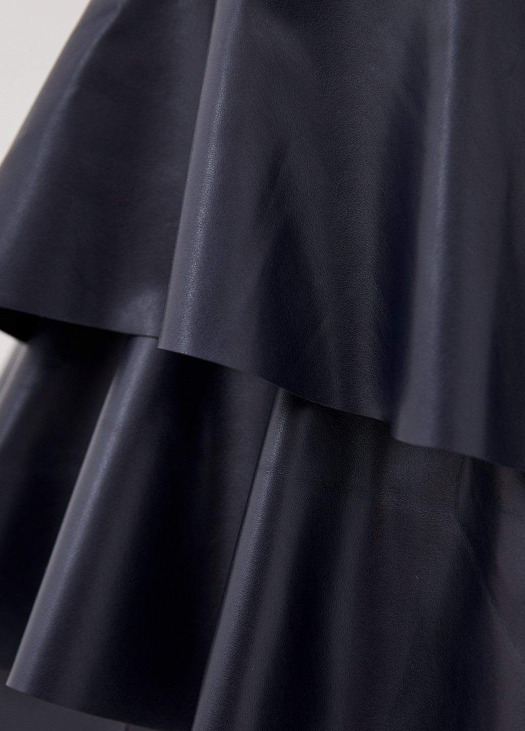 Темно-синяя кэжуал однотонная юбка Luzana