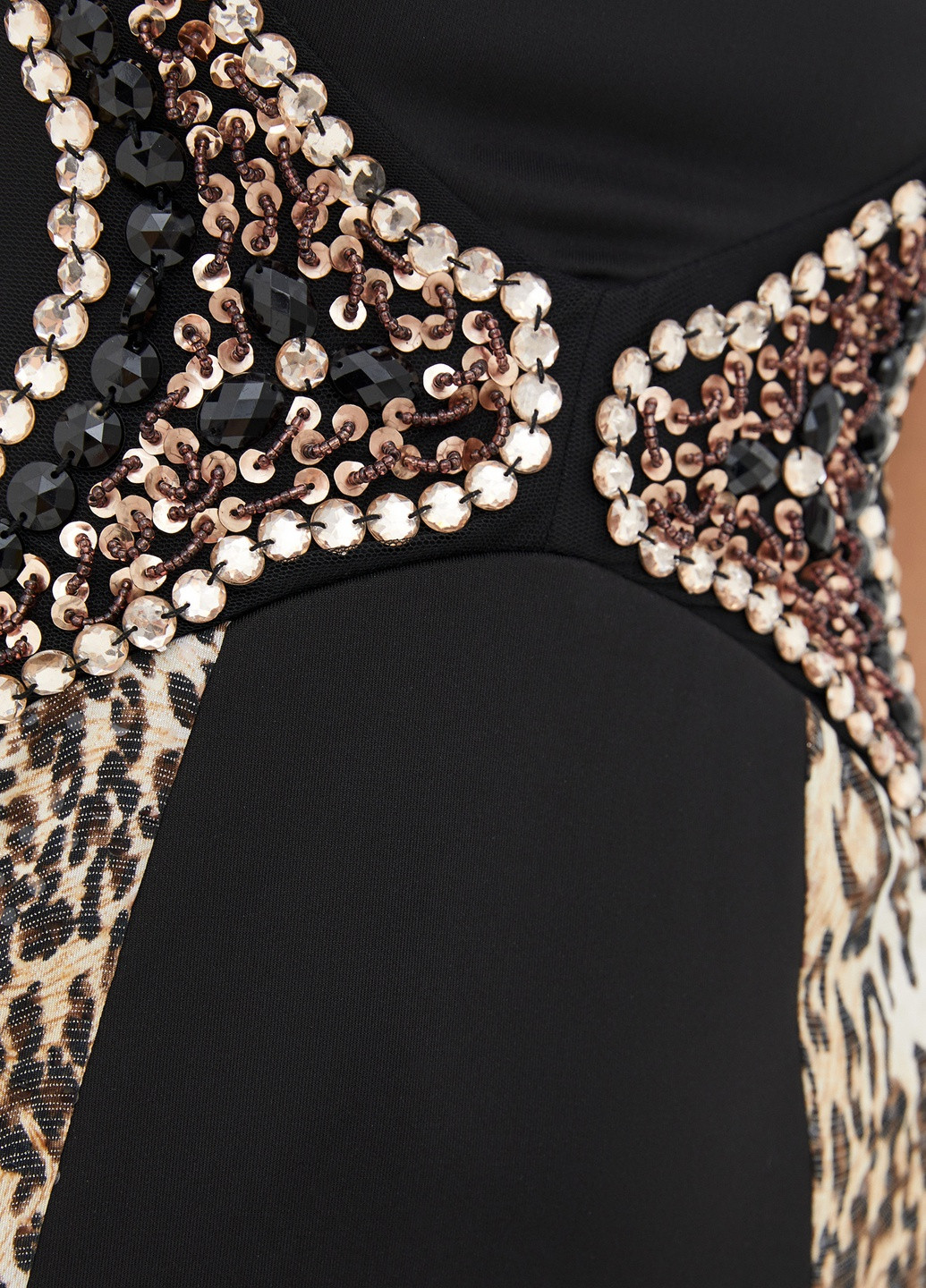 Комбинированное кэжуал платье Luzana однотонное