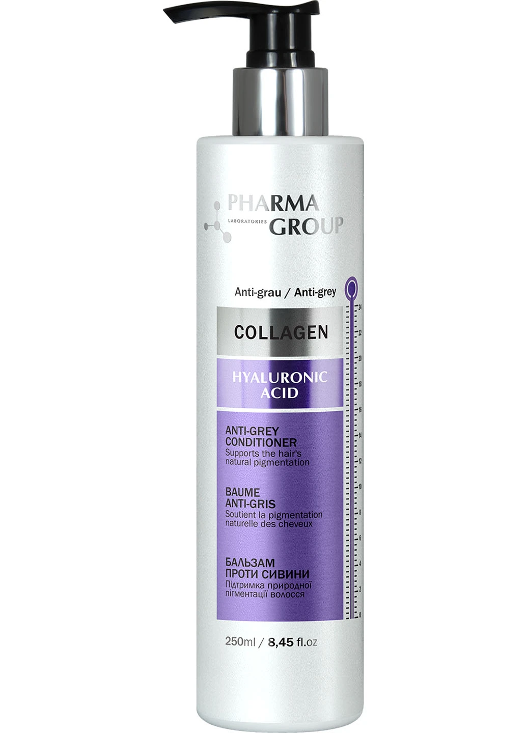 Бальзам проти сивини "COLLAGEN + HYALURONIC ACID" Pharma Group Laboratories (258513965)