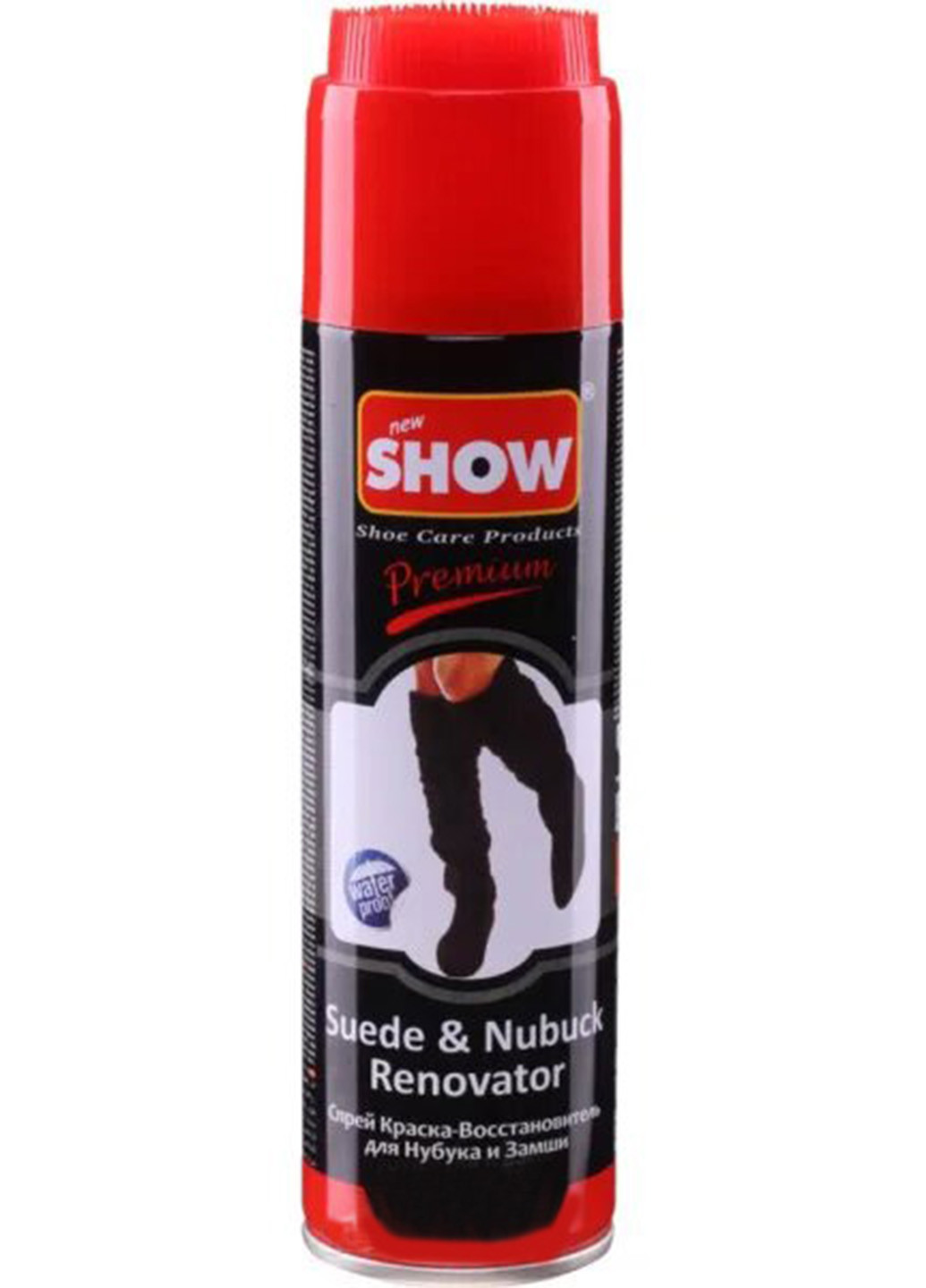 Спрей для взуття відновлюючий для замші і нубуку чорний 250 мл Show (258524981)