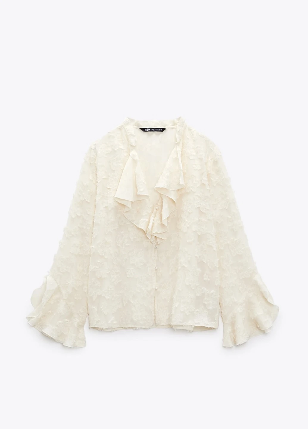 Молочна блузка Zara