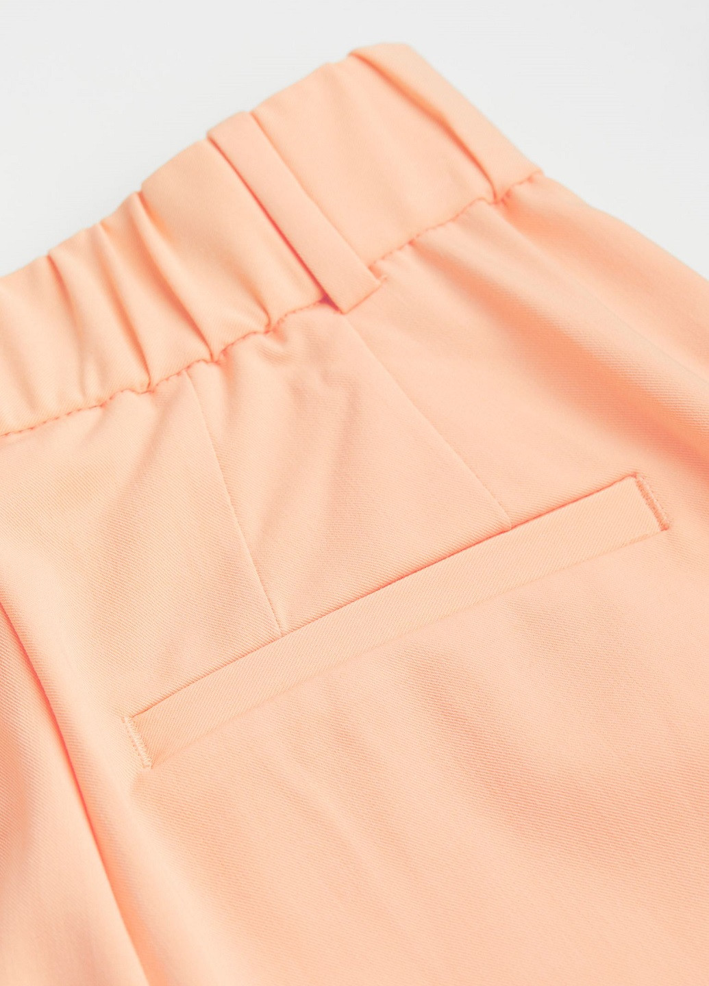 Светло-оранжевые классические демисезонные брюки H&M