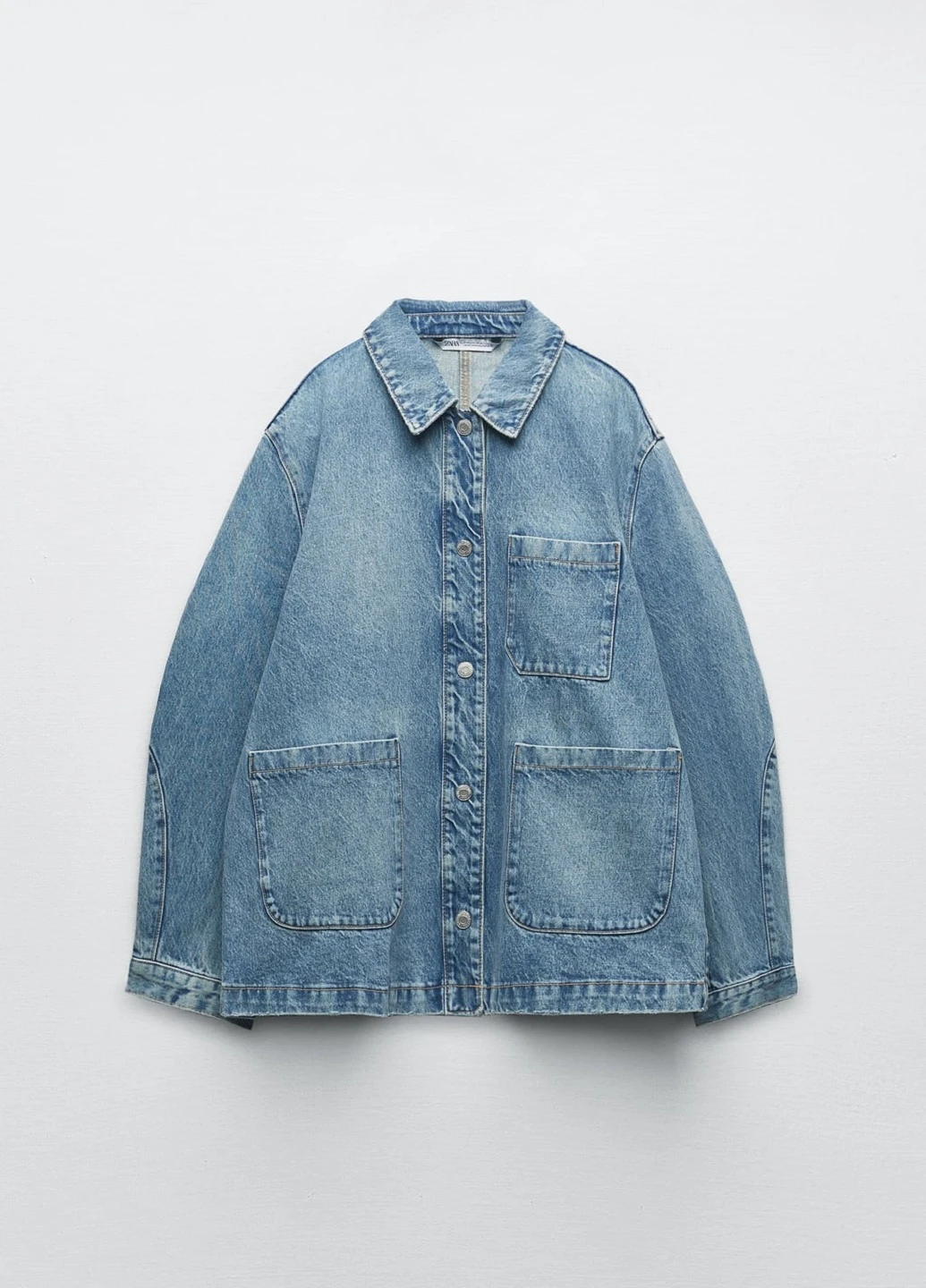 Синя демісезонна куртка Zara