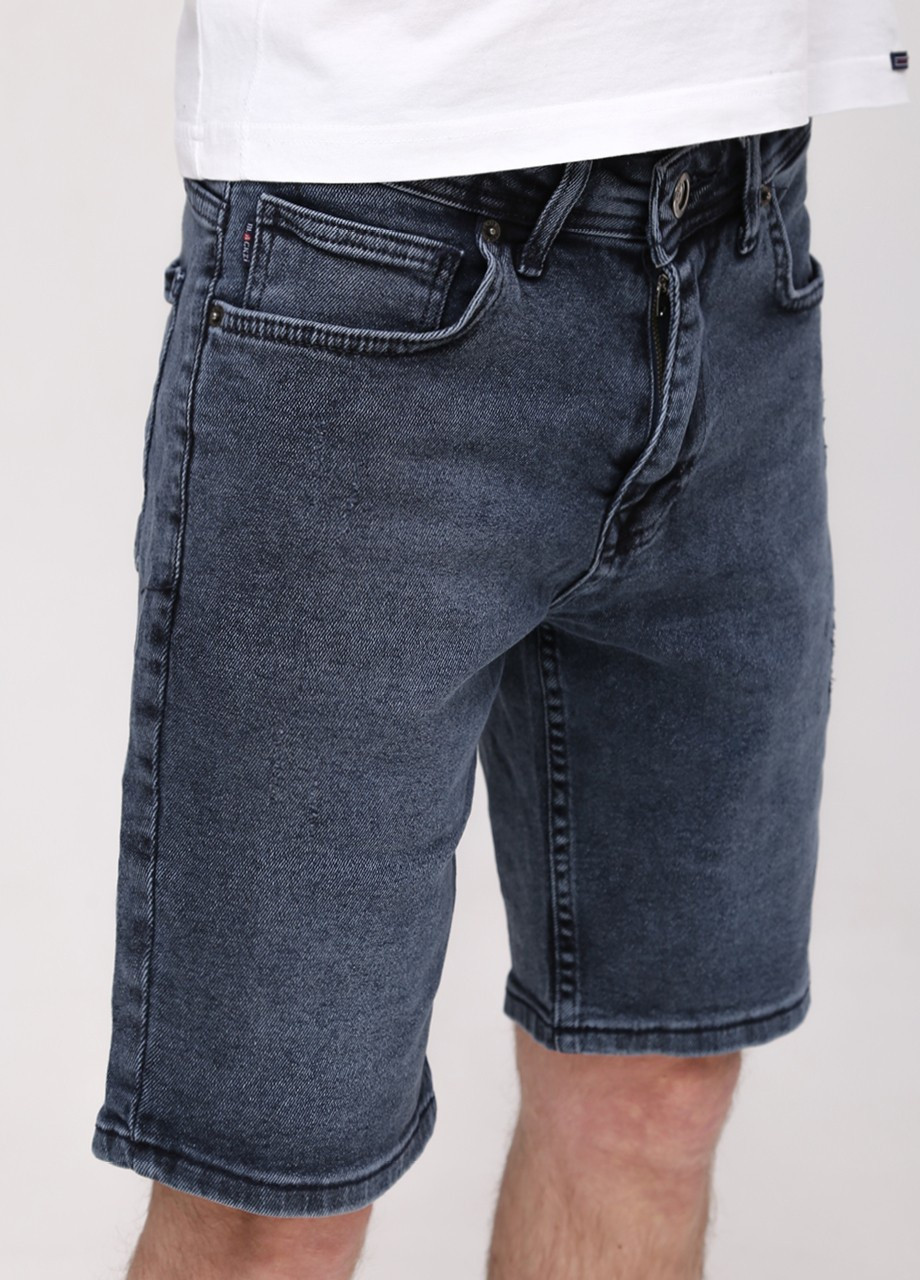 Шорти чоловічі сині джинсові зі стрейчем JEANSclub (258526827)