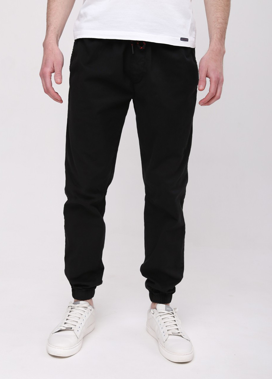 Черные повседневный летние джоггеры брюки JEANSclub