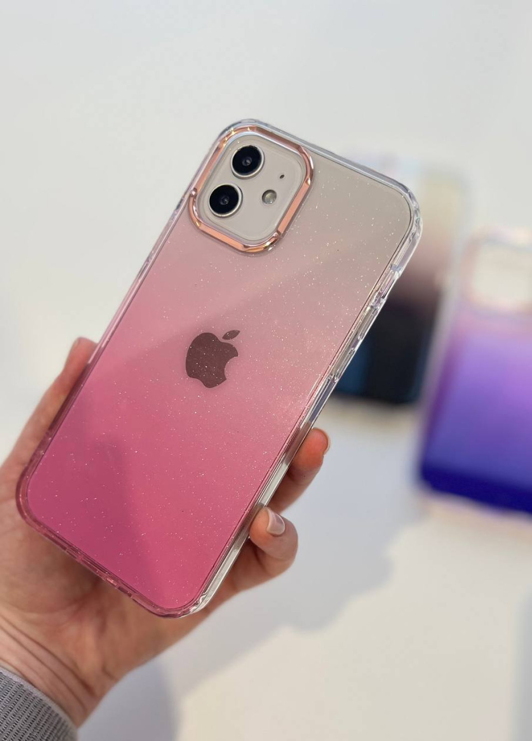 Чохол силіконовий Micro Gradient iPhone 13 Pink No Brand (258528603)