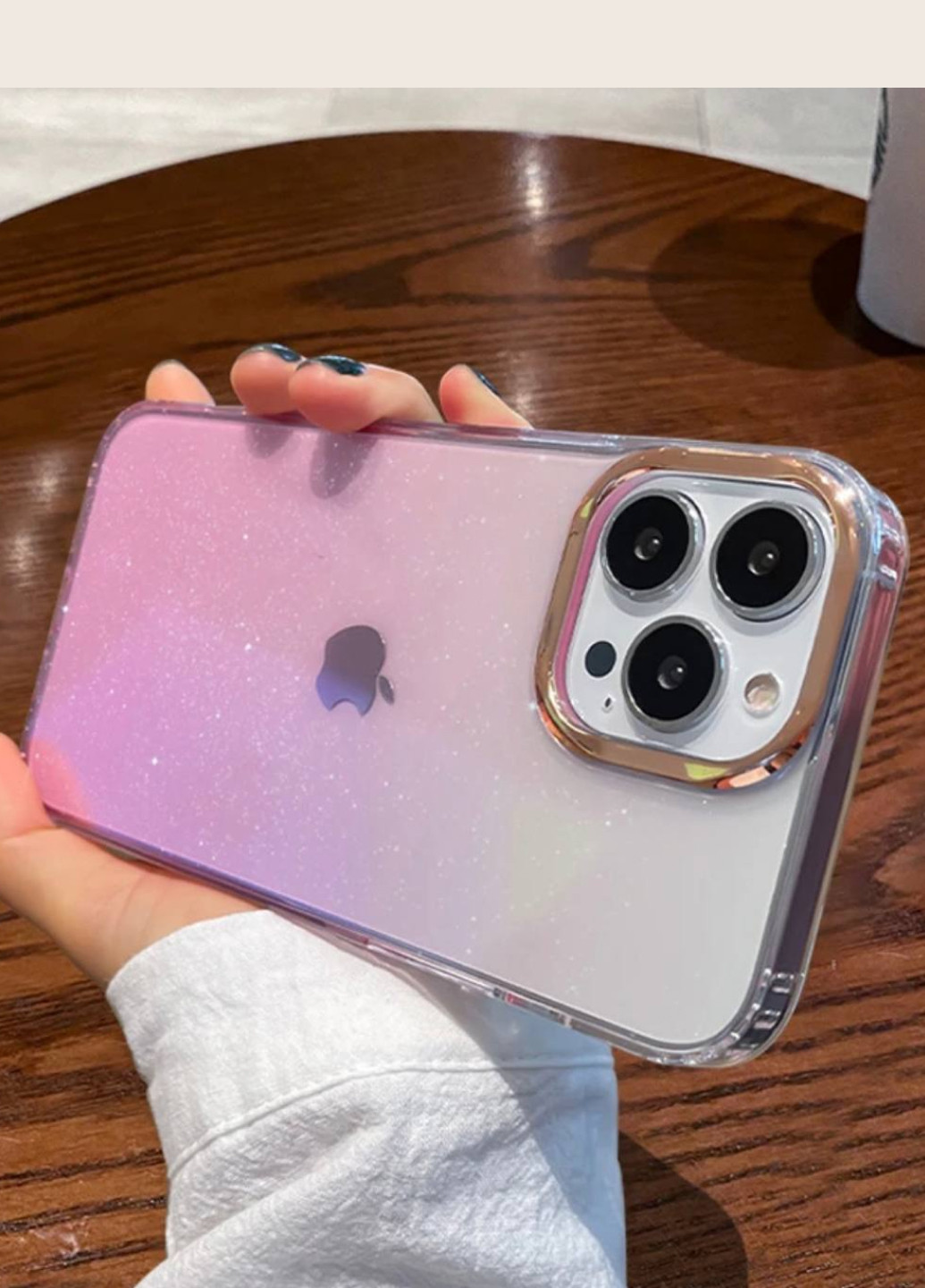 Чехол силиконовый Micro Gradient iPhone 11 Pro Max Pink No Brand (258528606)
