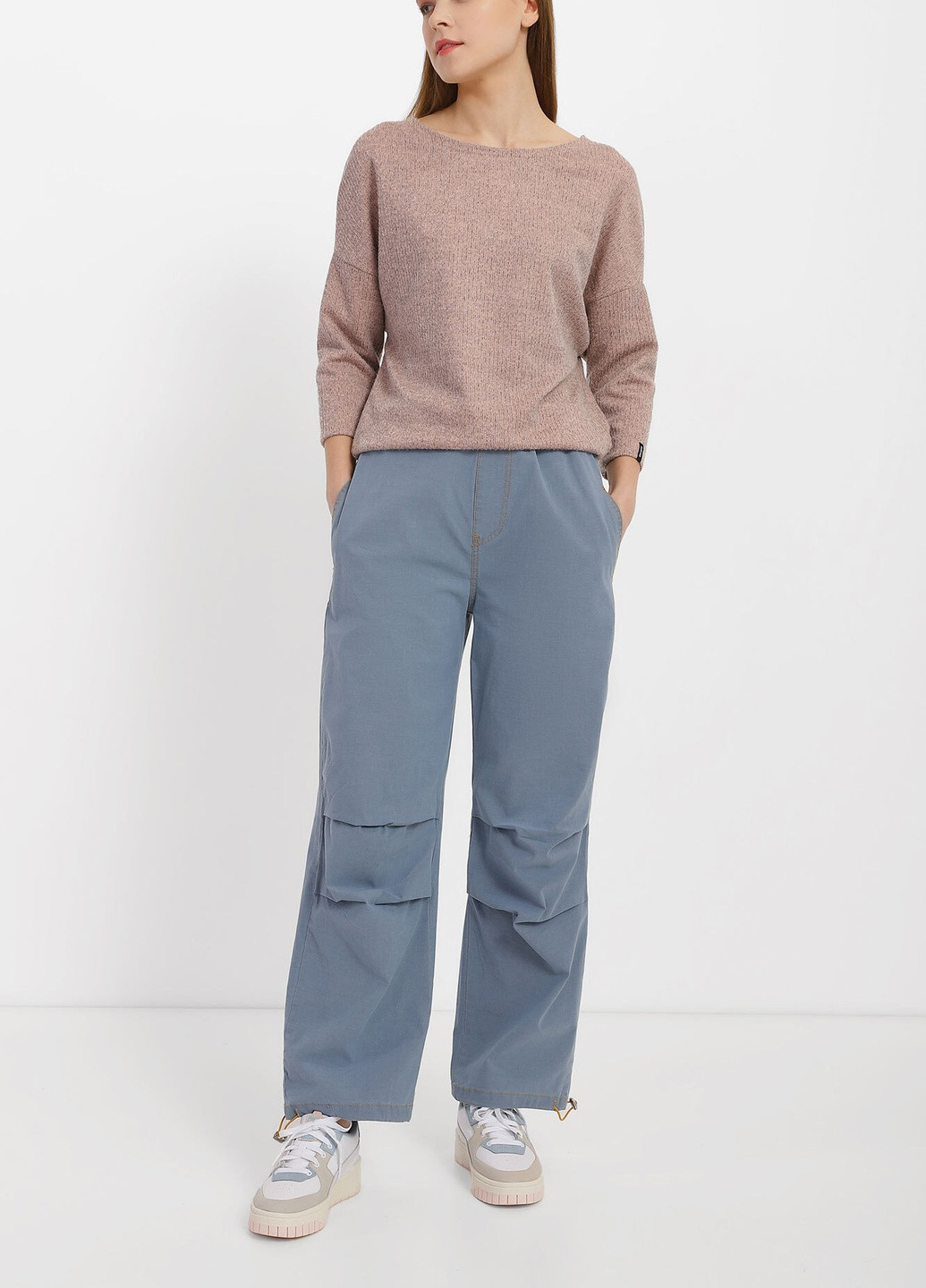 Широкие брюки Denim (258541661)