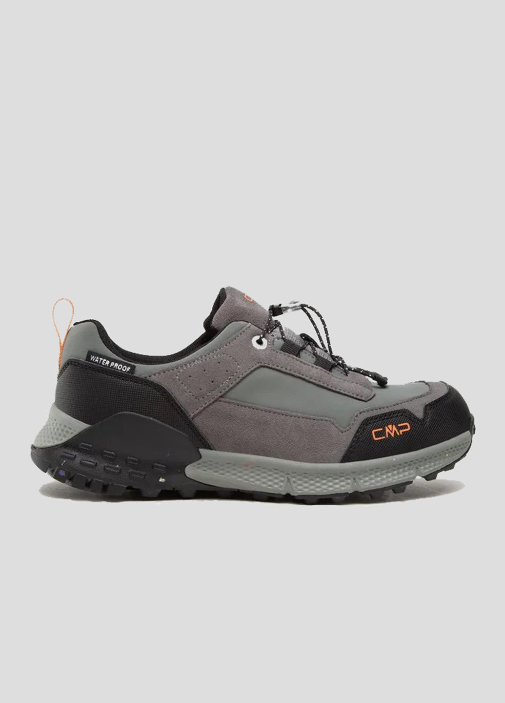 Серые всесезонные серые кроссовки для треккинга hosnian low wp hiking shoes CMP
