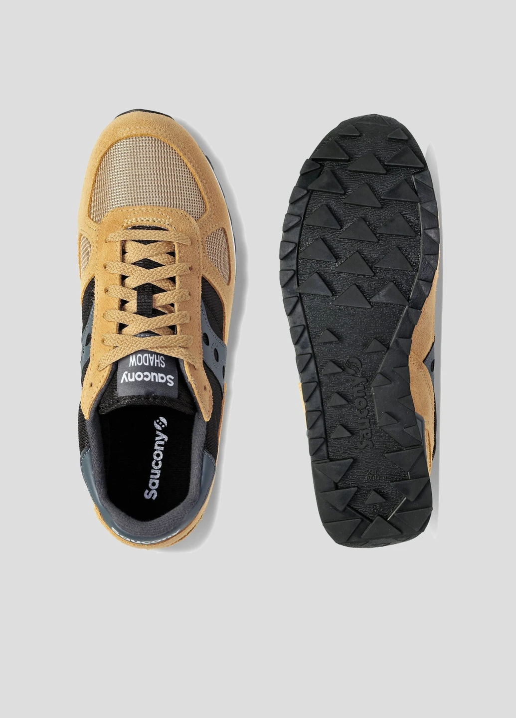 Бежевые всесезонные бежевые кроссовки shadow original Saucony