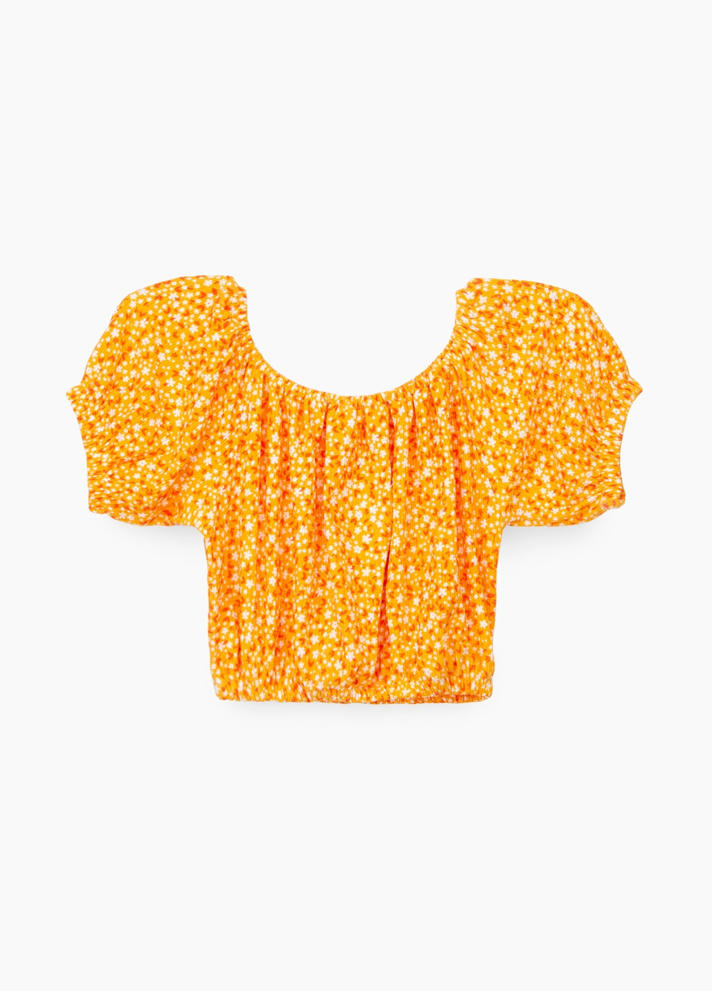 Оранжевая летняя блуза Divon