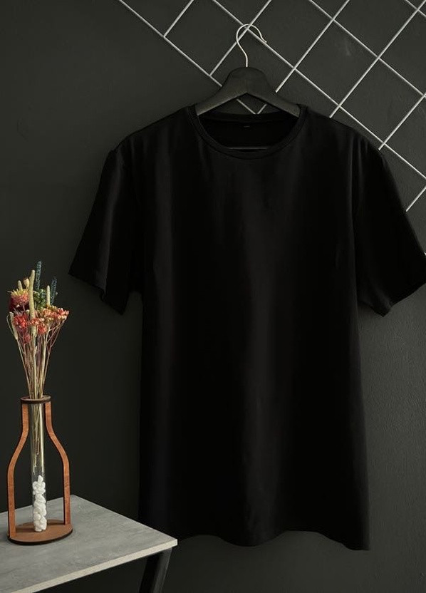 Чорний літній шорти чорні + футболка чорна Vakko