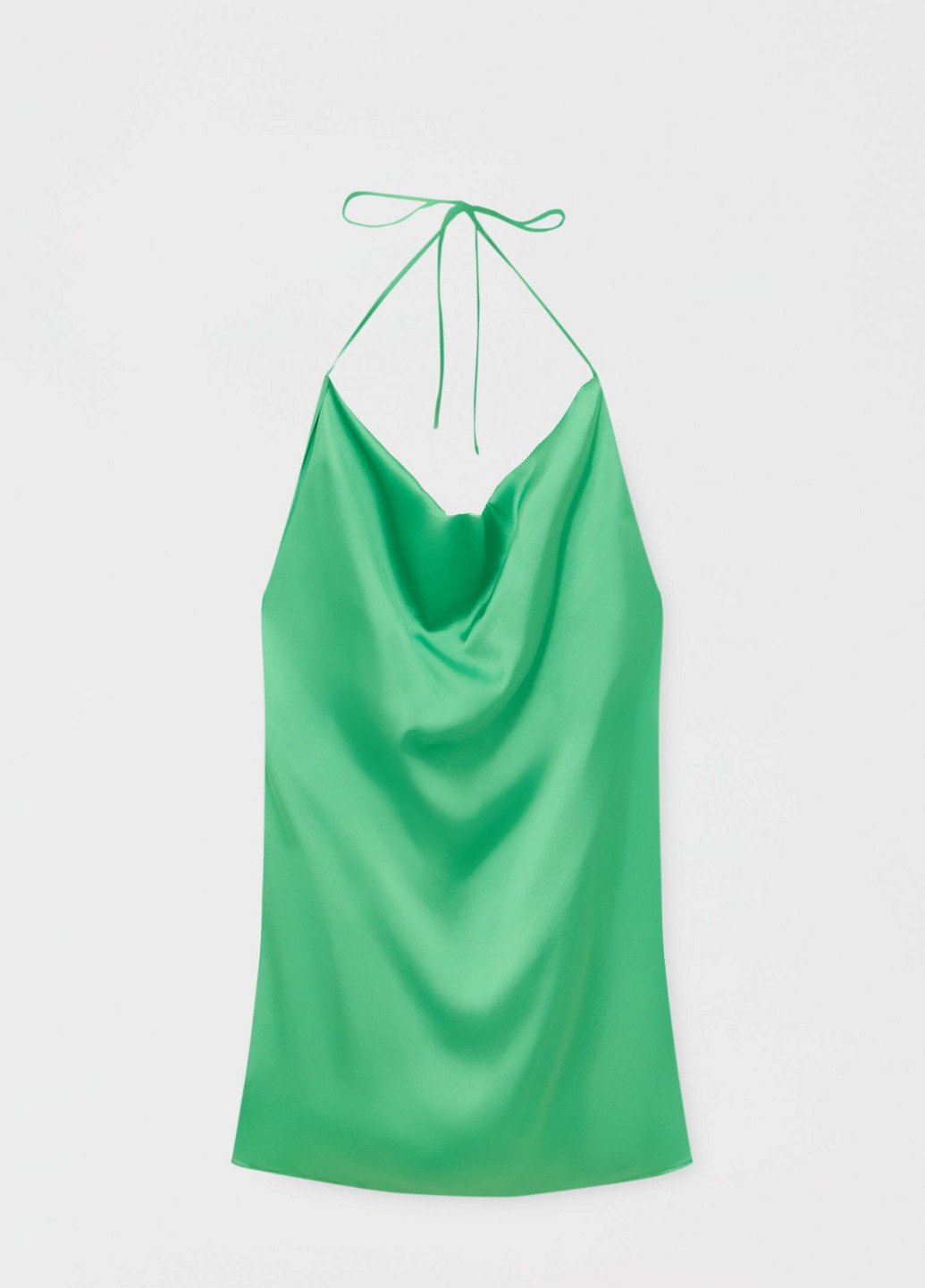 Зеленое платье Pull & Bear